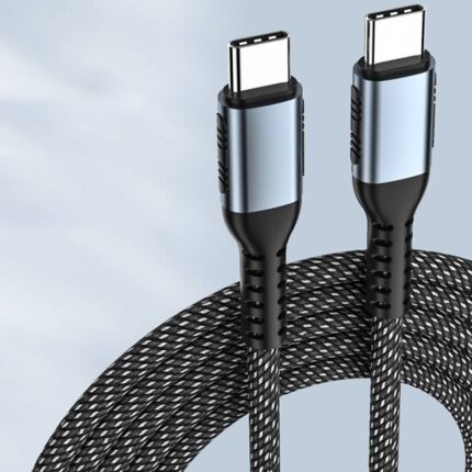 Type-c to Type-c 充電ケーブル PD240W 急速充電 ケーブル 1m ナイロン素材 USB Type-Cケーブル 高耐久 断線防止 充電ケーブル SKU:IPC02272025018