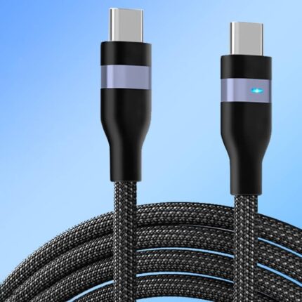 Type-c to Type-c 充電ケーブル PD240W 急速充電 ケーブル 1m ナイロン素材 USB Type-Cケーブル 高耐久 断線防止 充電ケーブル SKU:IPC02272025019
