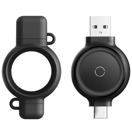 Apple watch 充電器 タイプC アップルウォッチ 2 in 1 USB-C と USB-A アップルウォッチ用磁気充電器 ワイヤレス 急速充電器 Apple watch & Galaxy watch 全機種対応  SKU:IPC03072025062