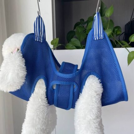 ペット トリミング グルーミングハンモック  犬 猫 カット 服 ペット 吊り下げ  ペット介護  フック付き グルーミング 爪切りサロン 全2色 SKU:IPC03092025015