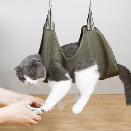 ペット トリミング グルーミングハンモック  犬 猫 カット 服 ペット 吊り下げ  ペット介護  フック付き グルーミング 爪切りサロン SKU:IPC03092025035