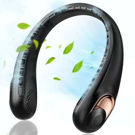 首掛け扇風機 携帯扇風機  S9 首掛けファン ポータブルファン USB充電式 羽なし扇風機 3600mAh内臓バッテリー 360度 冷却 3段階風量調節 ハンディファン 熱中症対策 全3色 SKU:IPC03252025045