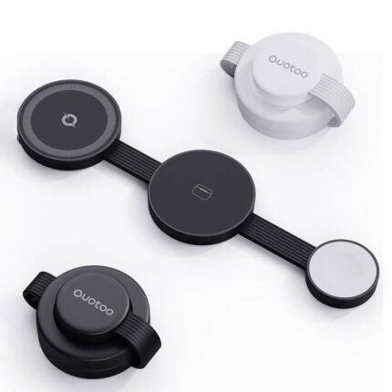 折れ畳式 3in1ワイヤレス充電器 Apple watch &Air Pods充電可能ワイヤレス充電 スタンド機能 PD15W 快速充電器 magsafe充電器 全2色 SKU:IPC03292025067