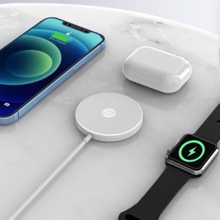 3in1ワイヤレス充電器 Apple watch &Air Pods充電可能 PD15Wワイヤレス充電 15W 快速充電器 magsafe充電器 SKU:IPC03292025080